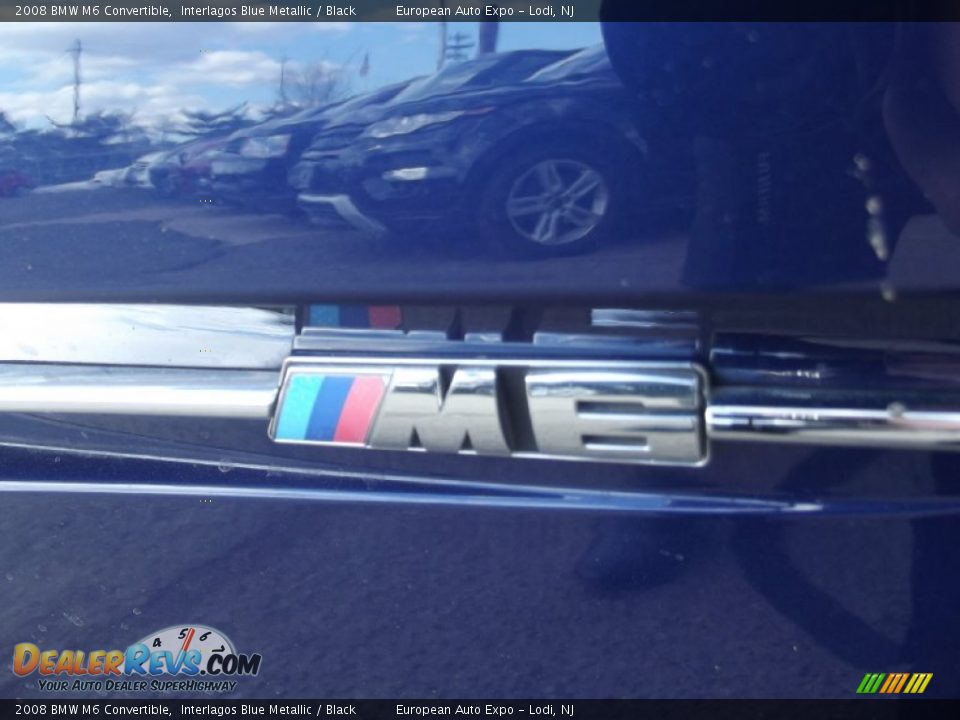 2008 BMW M6 Convertible Interlagos Blue Metallic / Black Photo #15
