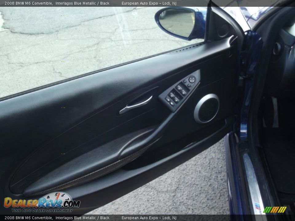 2008 BMW M6 Convertible Interlagos Blue Metallic / Black Photo #17