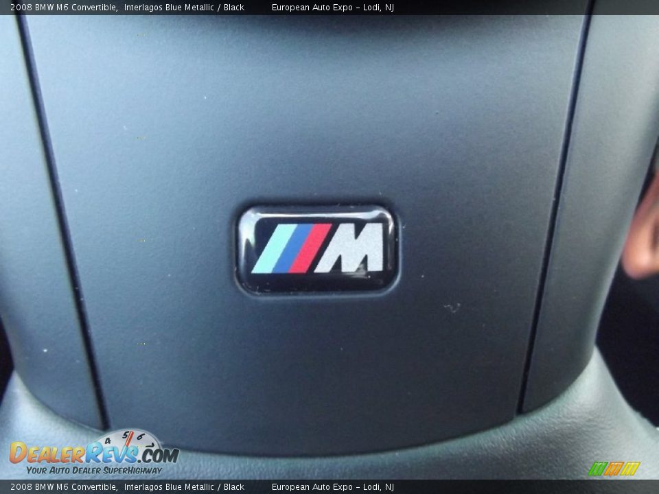 2008 BMW M6 Convertible Interlagos Blue Metallic / Black Photo #22