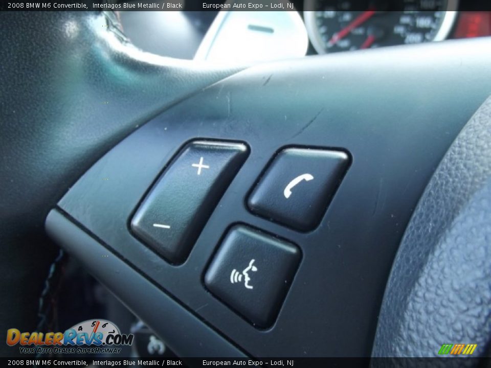 2008 BMW M6 Convertible Interlagos Blue Metallic / Black Photo #24
