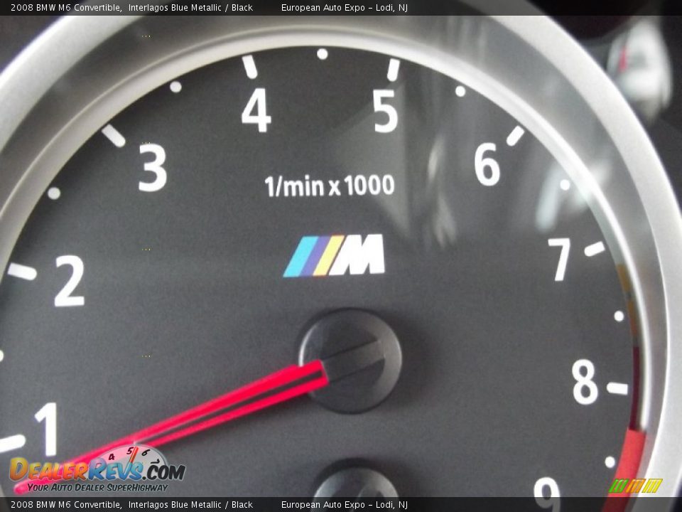 2008 BMW M6 Convertible Interlagos Blue Metallic / Black Photo #32