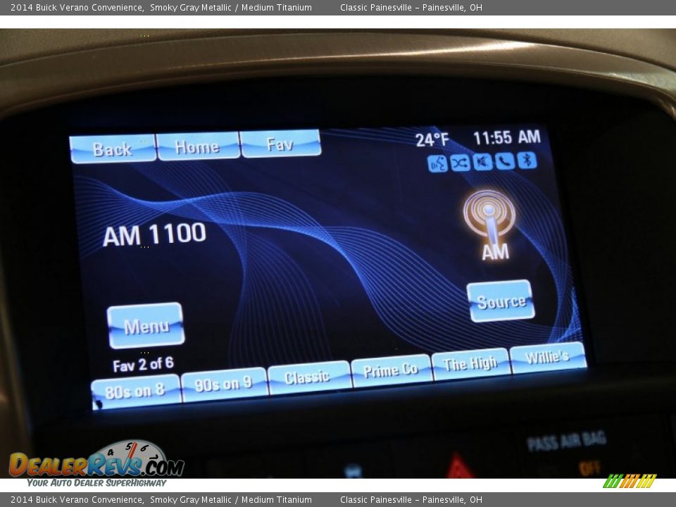 2014 Buick Verano Convenience Smoky Gray Metallic / Medium Titanium Photo #24