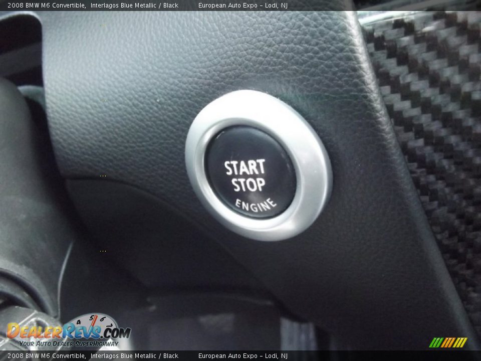 2008 BMW M6 Convertible Interlagos Blue Metallic / Black Photo #34