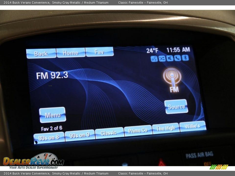 2014 Buick Verano Convenience Smoky Gray Metallic / Medium Titanium Photo #25