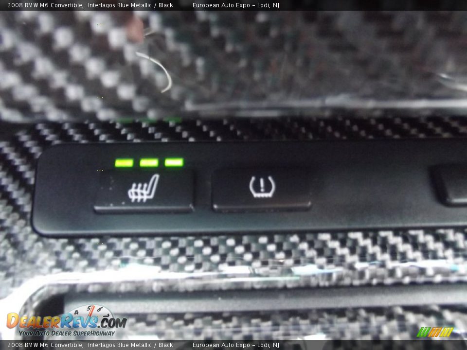 2008 BMW M6 Convertible Interlagos Blue Metallic / Black Photo #36