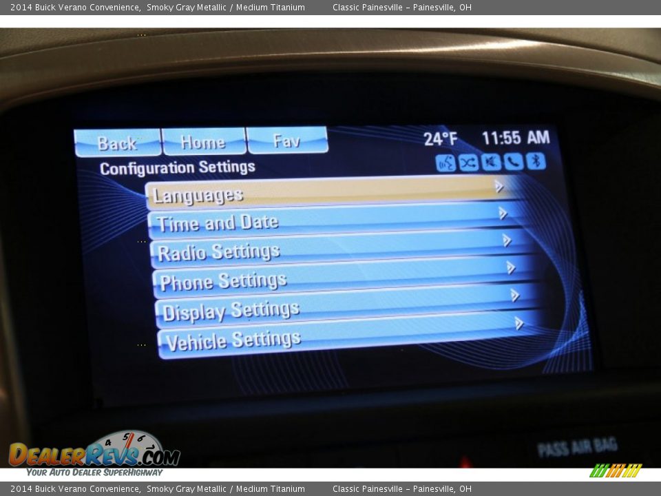 2014 Buick Verano Convenience Smoky Gray Metallic / Medium Titanium Photo #28