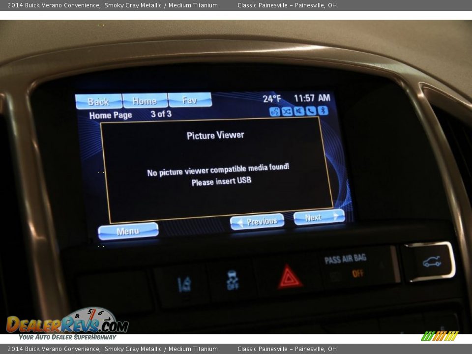 2014 Buick Verano Convenience Smoky Gray Metallic / Medium Titanium Photo #32