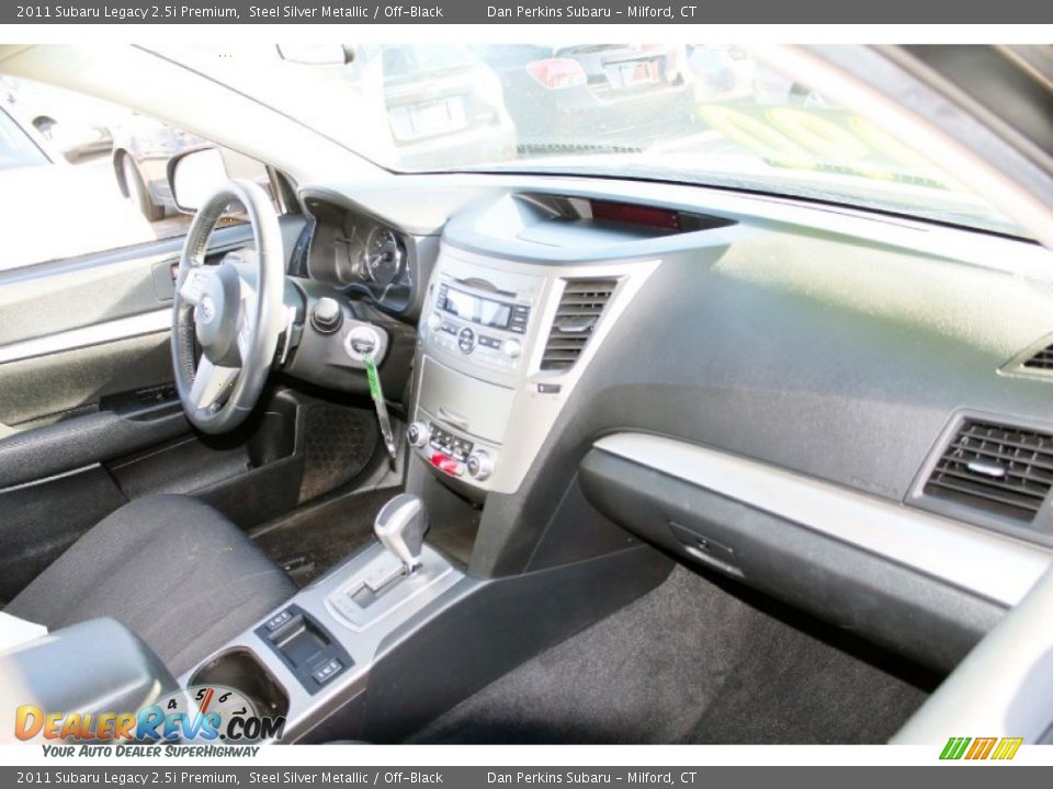 2011 Subaru Legacy 2.5i Premium Steel Silver Metallic / Off-Black Photo #9