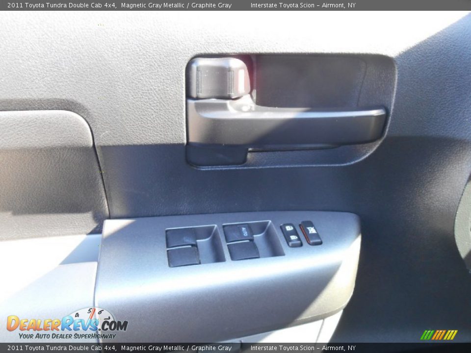 2011 Toyota Tundra Double Cab 4x4 Magnetic Gray Metallic / Graphite Gray Photo #8