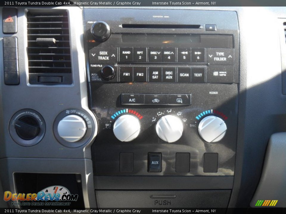 2011 Toyota Tundra Double Cab 4x4 Magnetic Gray Metallic / Graphite Gray Photo #14