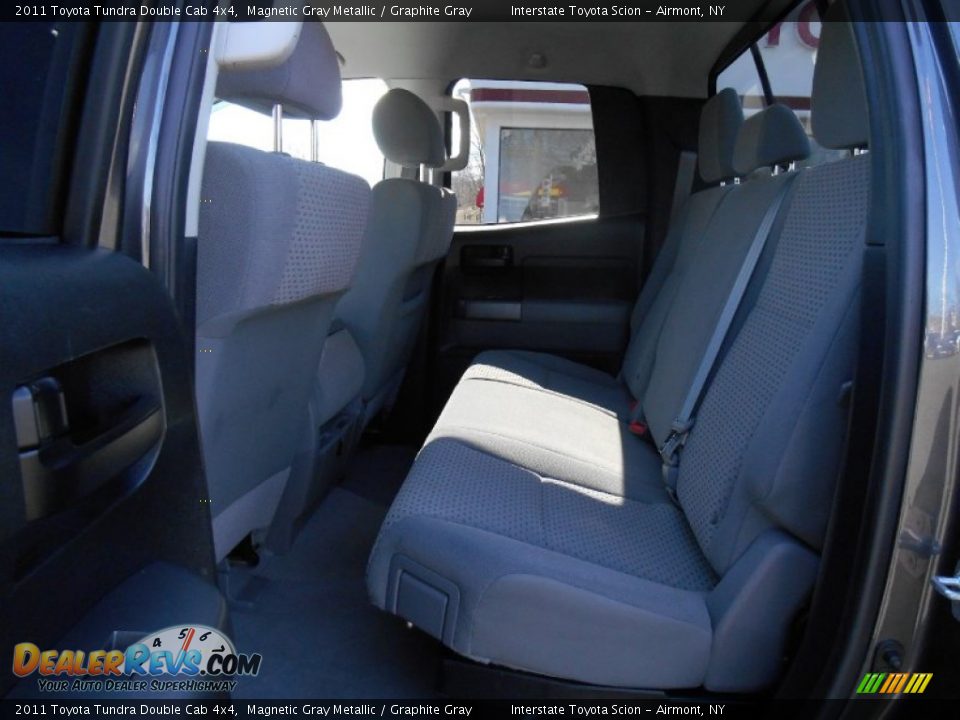 2011 Toyota Tundra Double Cab 4x4 Magnetic Gray Metallic / Graphite Gray Photo #15