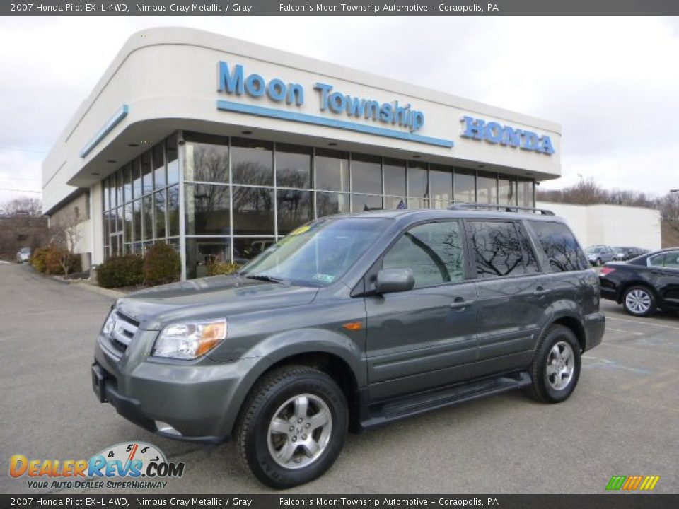 2007 Honda Pilot EX-L 4WD Nimbus Gray Metallic / Gray Photo #1