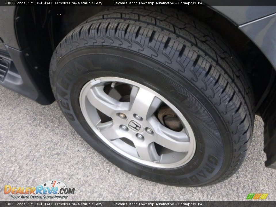 2007 Honda Pilot EX-L 4WD Nimbus Gray Metallic / Gray Photo #9