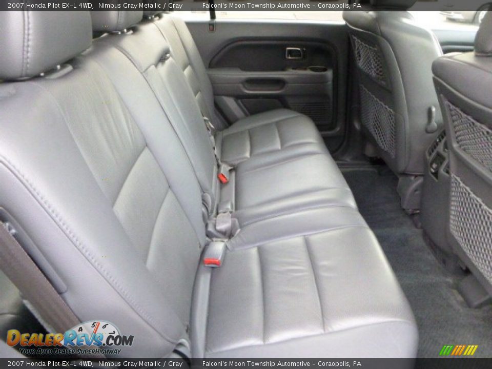 2007 Honda Pilot EX-L 4WD Nimbus Gray Metallic / Gray Photo #13