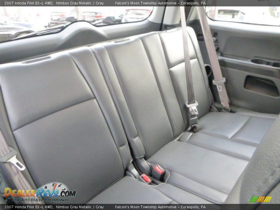 2007 Honda Pilot EX-L 4WD Nimbus Gray Metallic / Gray Photo #14