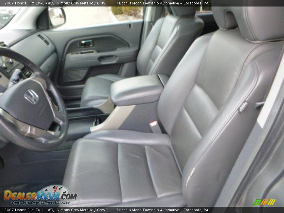 2007 Honda Pilot EX-L 4WD Nimbus Gray Metallic / Gray Photo #15