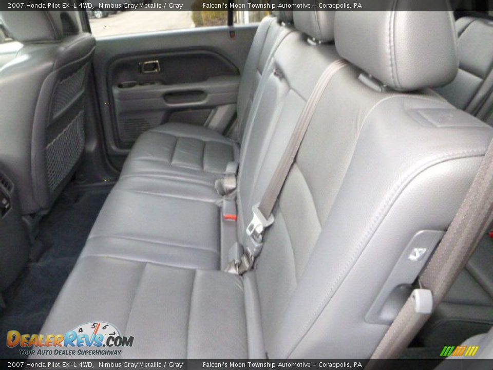 2007 Honda Pilot EX-L 4WD Nimbus Gray Metallic / Gray Photo #16