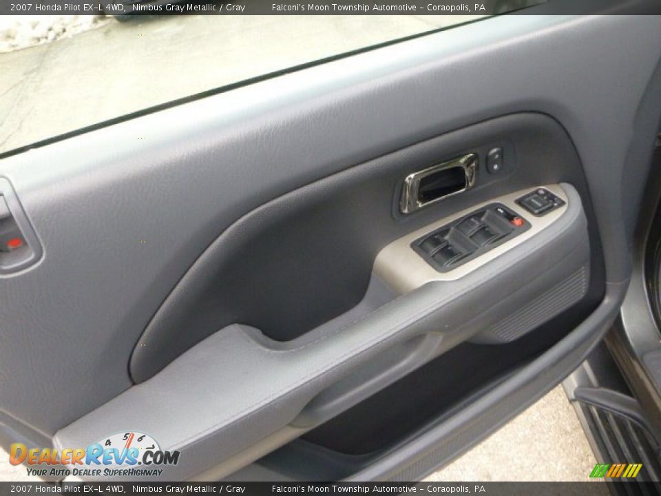 2007 Honda Pilot EX-L 4WD Nimbus Gray Metallic / Gray Photo #19