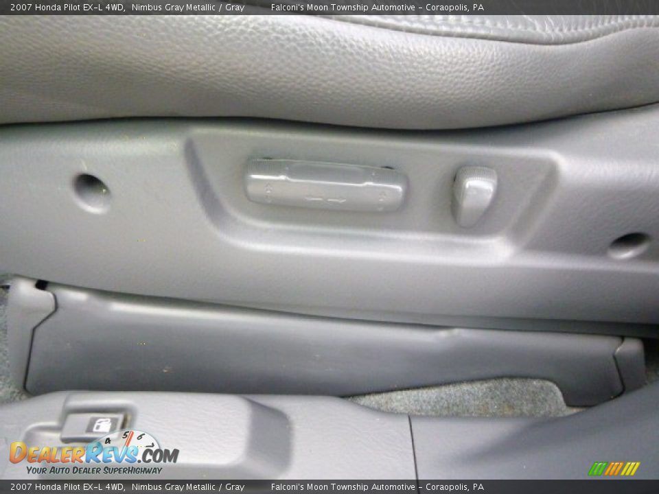 2007 Honda Pilot EX-L 4WD Nimbus Gray Metallic / Gray Photo #20