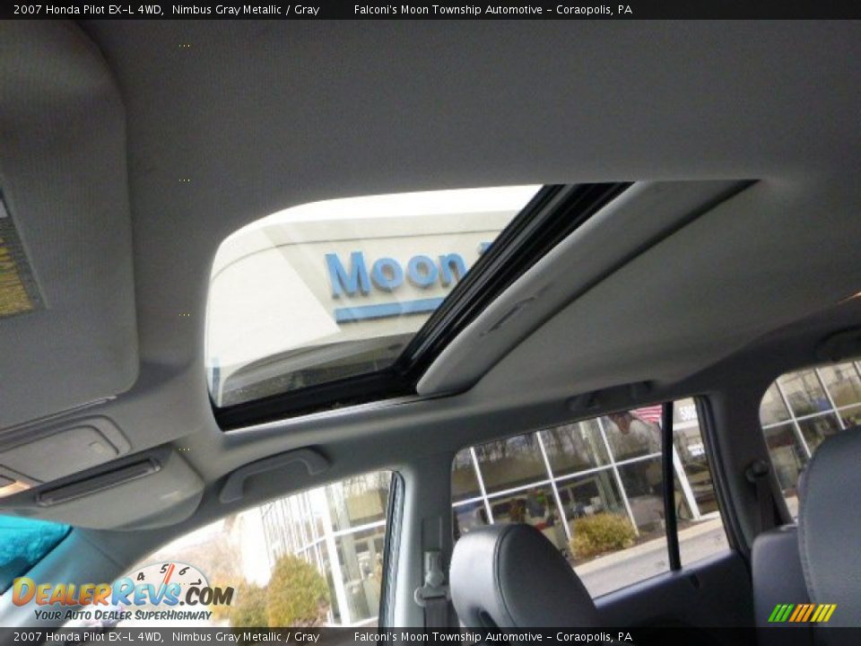 2007 Honda Pilot EX-L 4WD Nimbus Gray Metallic / Gray Photo #21