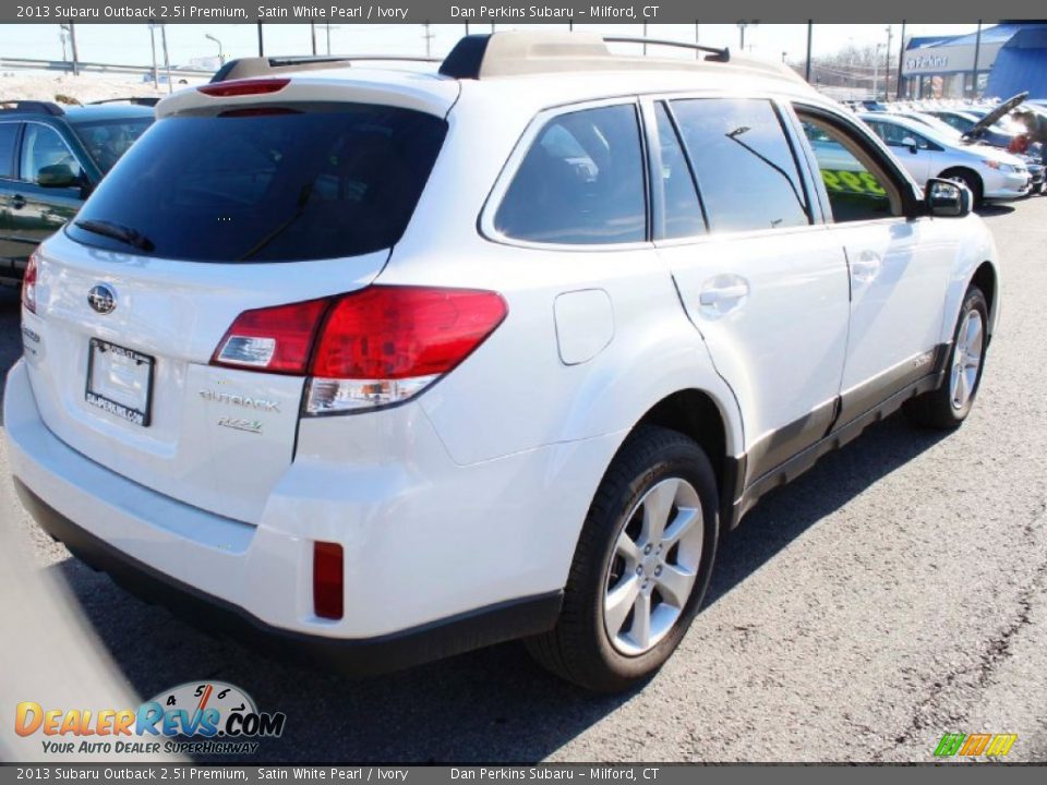 2013 Subaru Outback 2.5i Premium Satin White Pearl / Ivory Photo #6