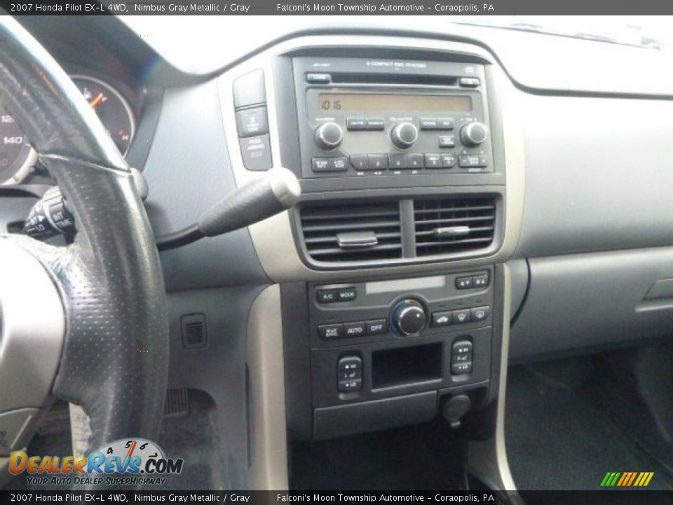 2007 Honda Pilot EX-L 4WD Nimbus Gray Metallic / Gray Photo #23