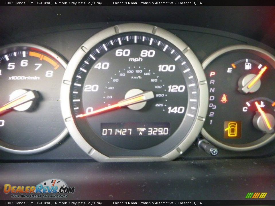 2007 Honda Pilot EX-L 4WD Nimbus Gray Metallic / Gray Photo #25