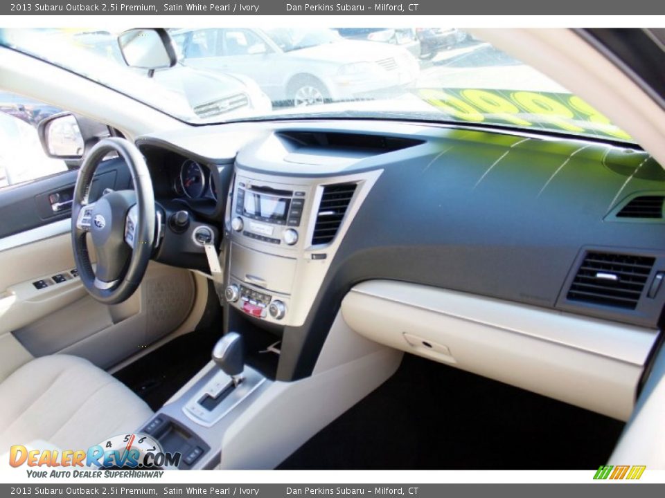 2013 Subaru Outback 2.5i Premium Satin White Pearl / Ivory Photo #9