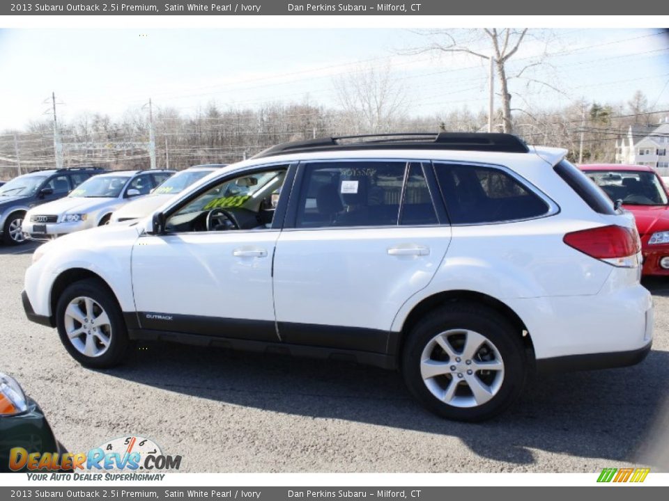 2013 Subaru Outback 2.5i Premium Satin White Pearl / Ivory Photo #12