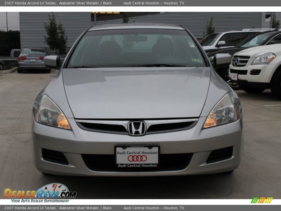 2007 Honda Accord LX Sedan Alabaster Silver Metallic / Black Photo #2
