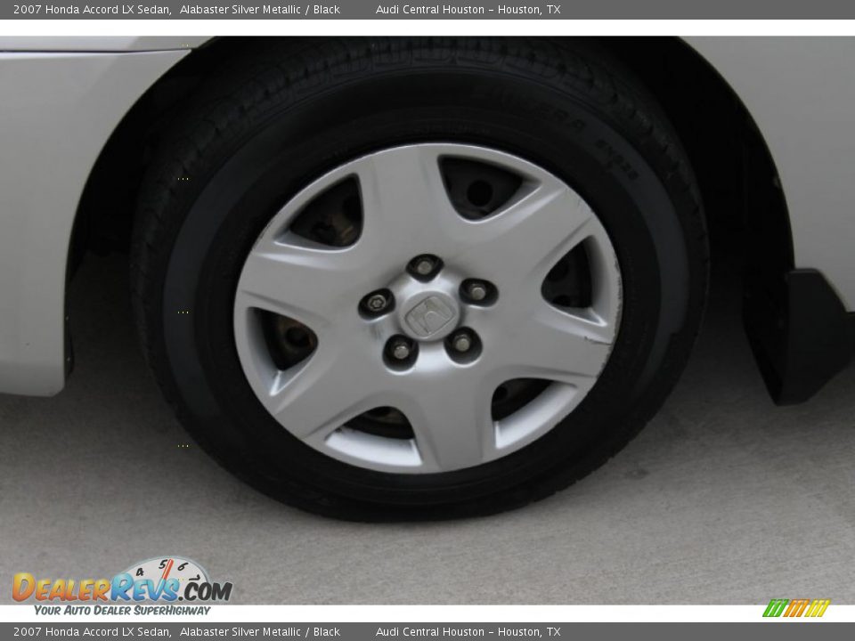 2007 Honda Accord LX Sedan Alabaster Silver Metallic / Black Photo #4