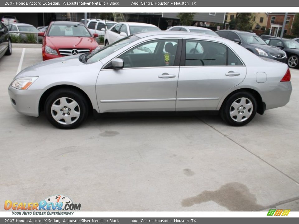 2007 Honda Accord LX Sedan Alabaster Silver Metallic / Black Photo #5