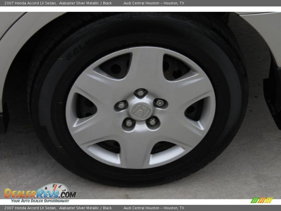 2007 Honda Accord LX Sedan Alabaster Silver Metallic / Black Photo #6
