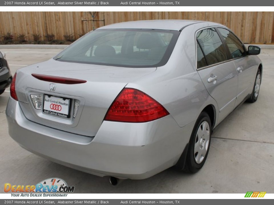 2007 Honda Accord LX Sedan Alabaster Silver Metallic / Black Photo #9