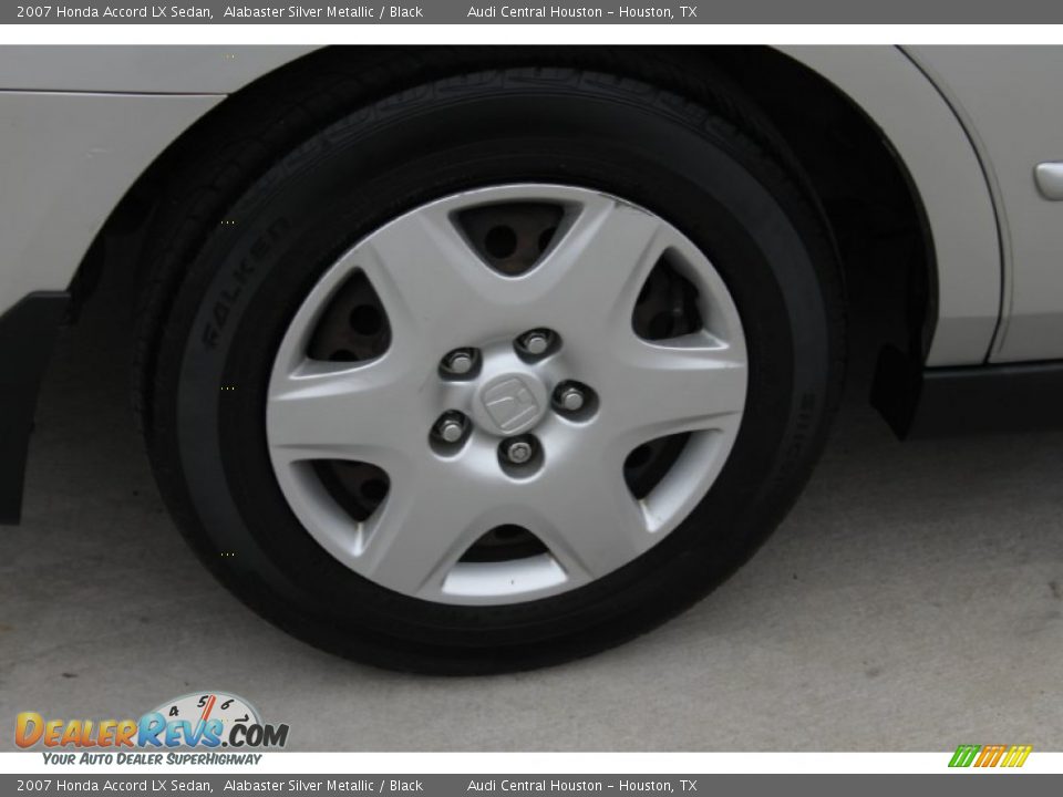 2007 Honda Accord LX Sedan Alabaster Silver Metallic / Black Photo #10