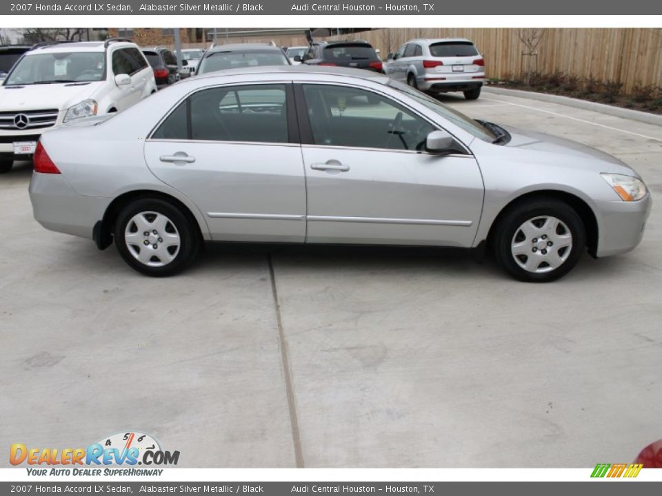 2007 Honda Accord LX Sedan Alabaster Silver Metallic / Black Photo #11