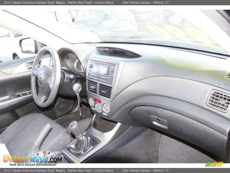 2011 Subaru Impreza Outback Sport Wagon Marine Blue Pearl / Carbon Black Photo #9