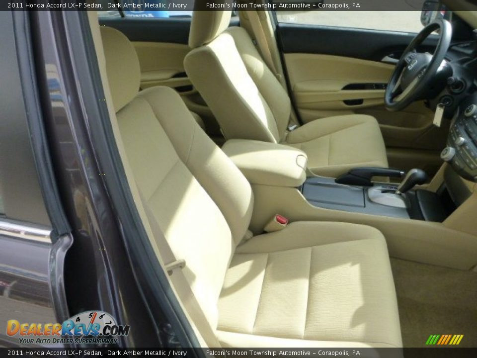 2011 Honda Accord LX-P Sedan Dark Amber Metallic / Ivory Photo #10