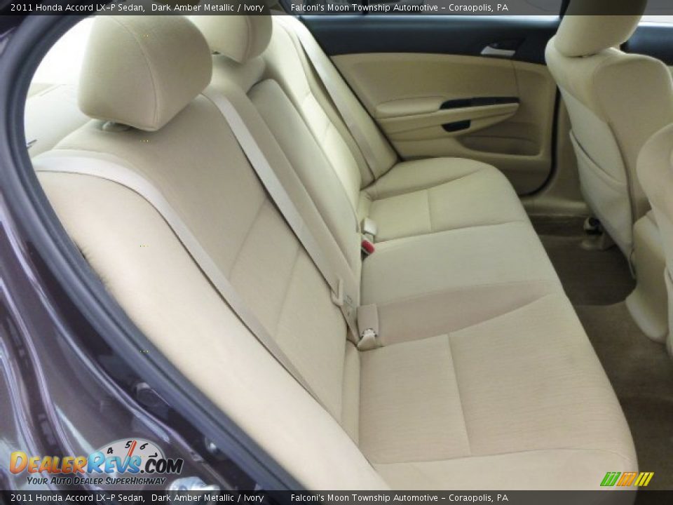 2011 Honda Accord LX-P Sedan Dark Amber Metallic / Ivory Photo #13