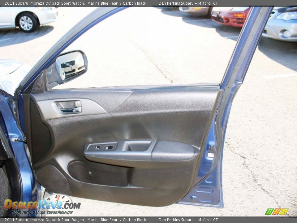 2011 Subaru Impreza Outback Sport Wagon Marine Blue Pearl / Carbon Black Photo #17