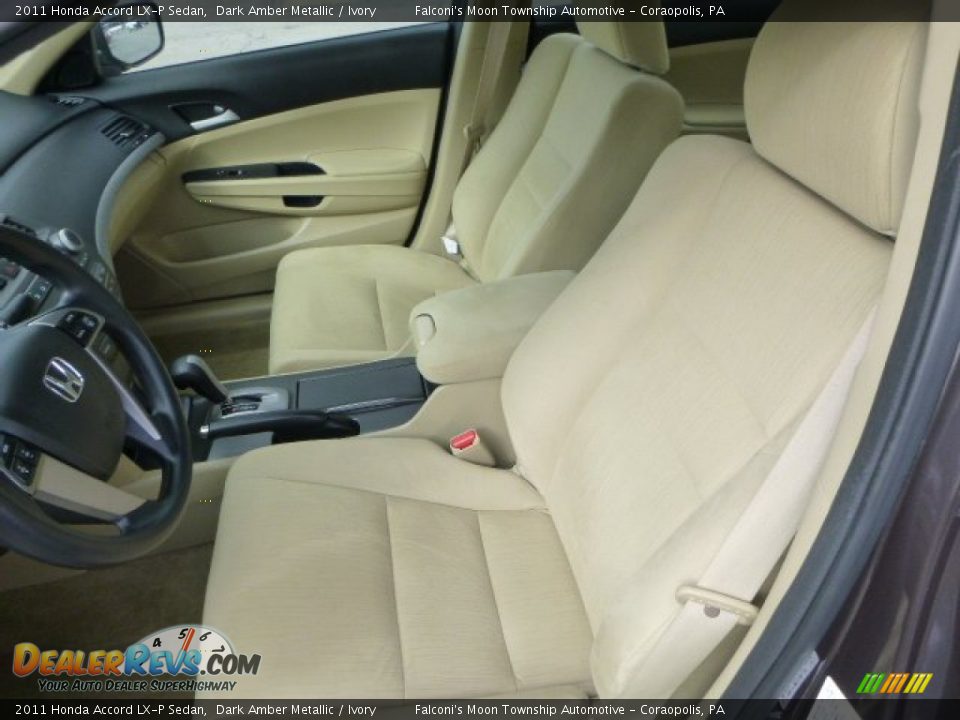2011 Honda Accord LX-P Sedan Dark Amber Metallic / Ivory Photo #15