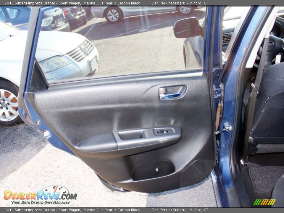 2011 Subaru Impreza Outback Sport Wagon Marine Blue Pearl / Carbon Black Photo #20