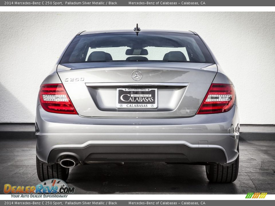 2014 Mercedes-Benz C 250 Sport Palladium Silver Metallic / Black Photo #3