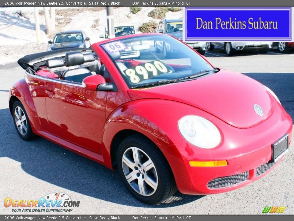 2006 Volkswagen New Beetle 2.5 Convertible Salsa Red / Black Photo #1