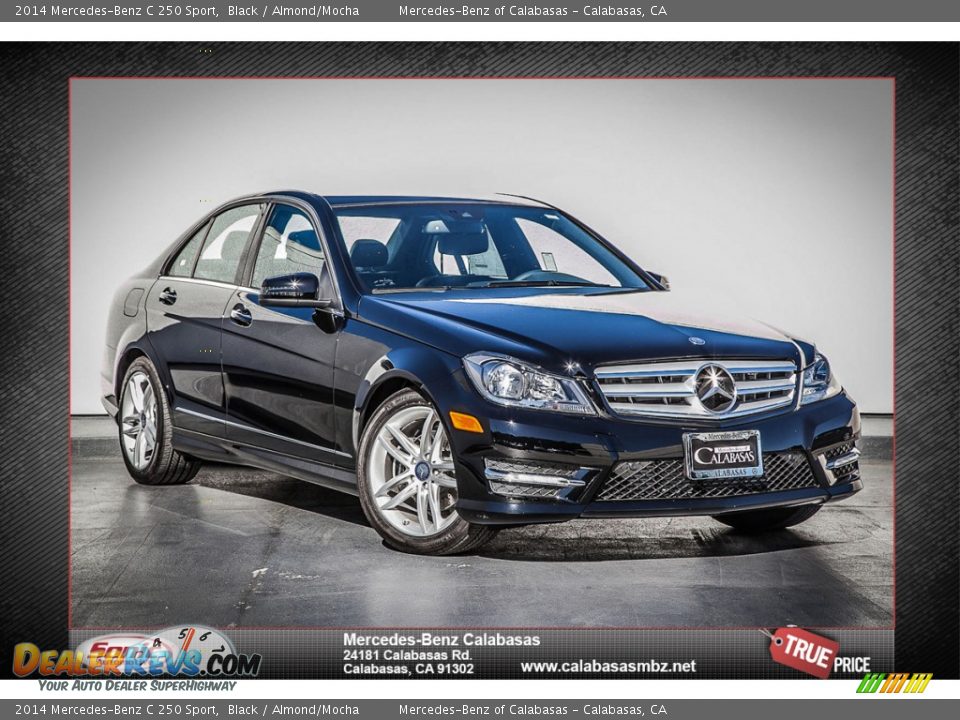 2014 Mercedes-Benz C 250 Sport Black / Almond/Mocha Photo #1