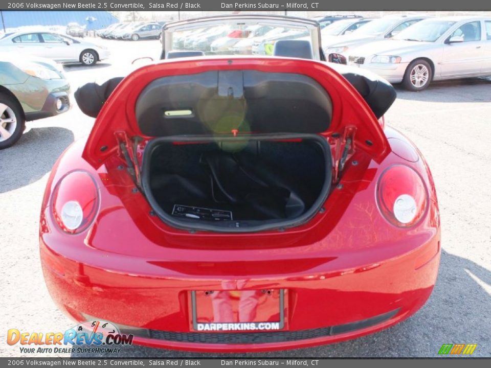 2006 Volkswagen New Beetle 2.5 Convertible Salsa Red / Black Photo #8