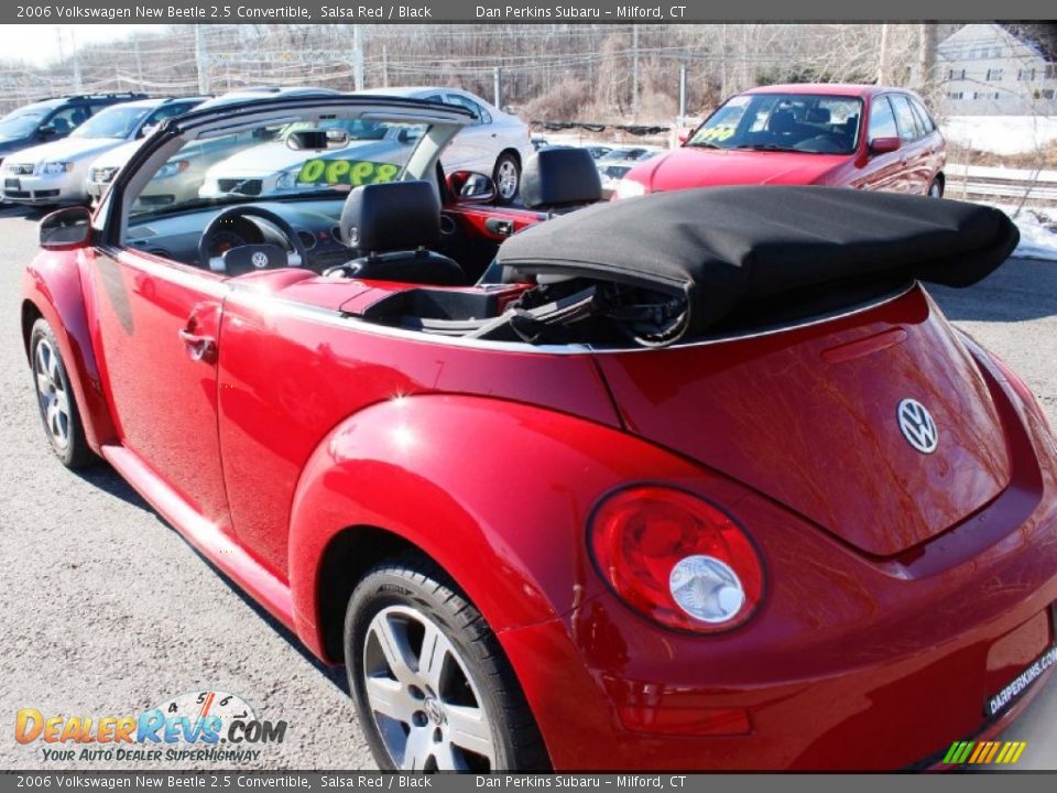 2006 Volkswagen New Beetle 2.5 Convertible Salsa Red / Black Photo #10