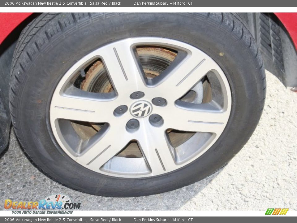 2006 Volkswagen New Beetle 2.5 Convertible Salsa Red / Black Photo #20