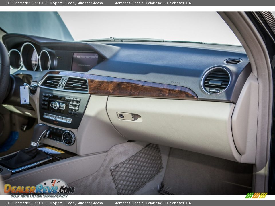 2014 Mercedes-Benz C 250 Sport Black / Almond/Mocha Photo #8