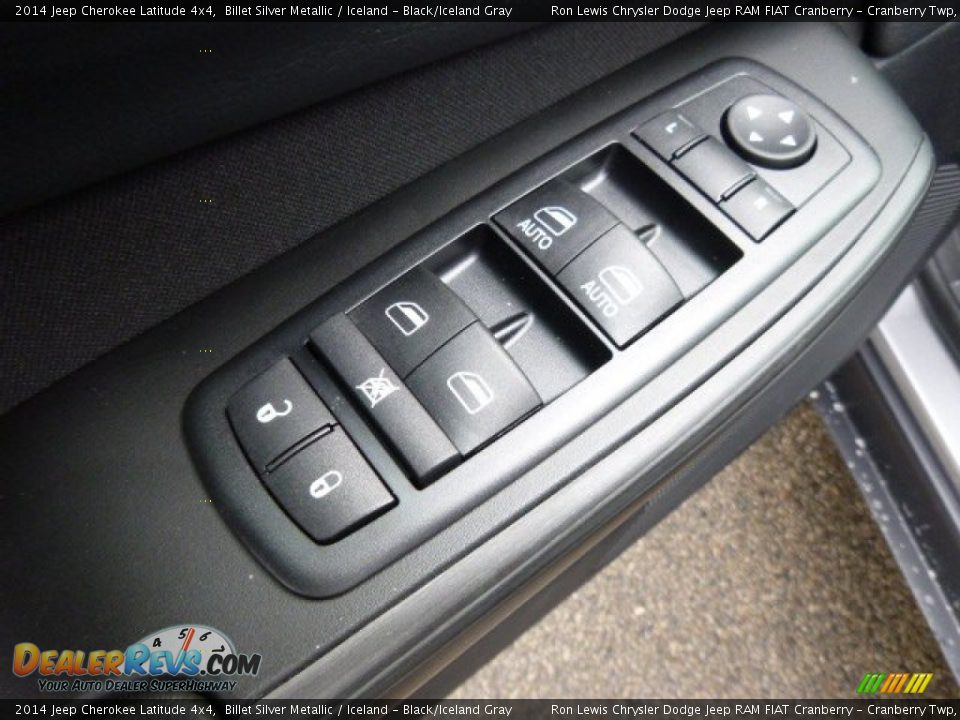 2014 Jeep Cherokee Latitude 4x4 Billet Silver Metallic / Iceland - Black/Iceland Gray Photo #15